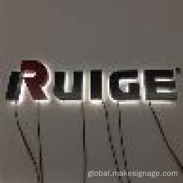 Backlit Acrylic LED Letters Backlit LED Channel Letter with Acrylic Manufactory